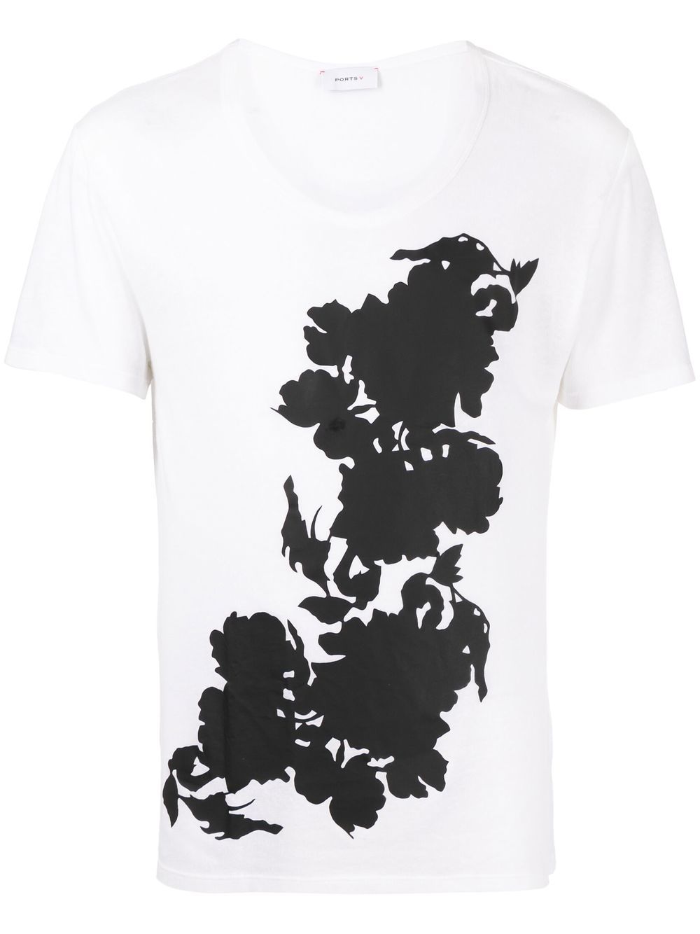 Ports V graphic-print short-sleeve T-shirt - White von Ports V