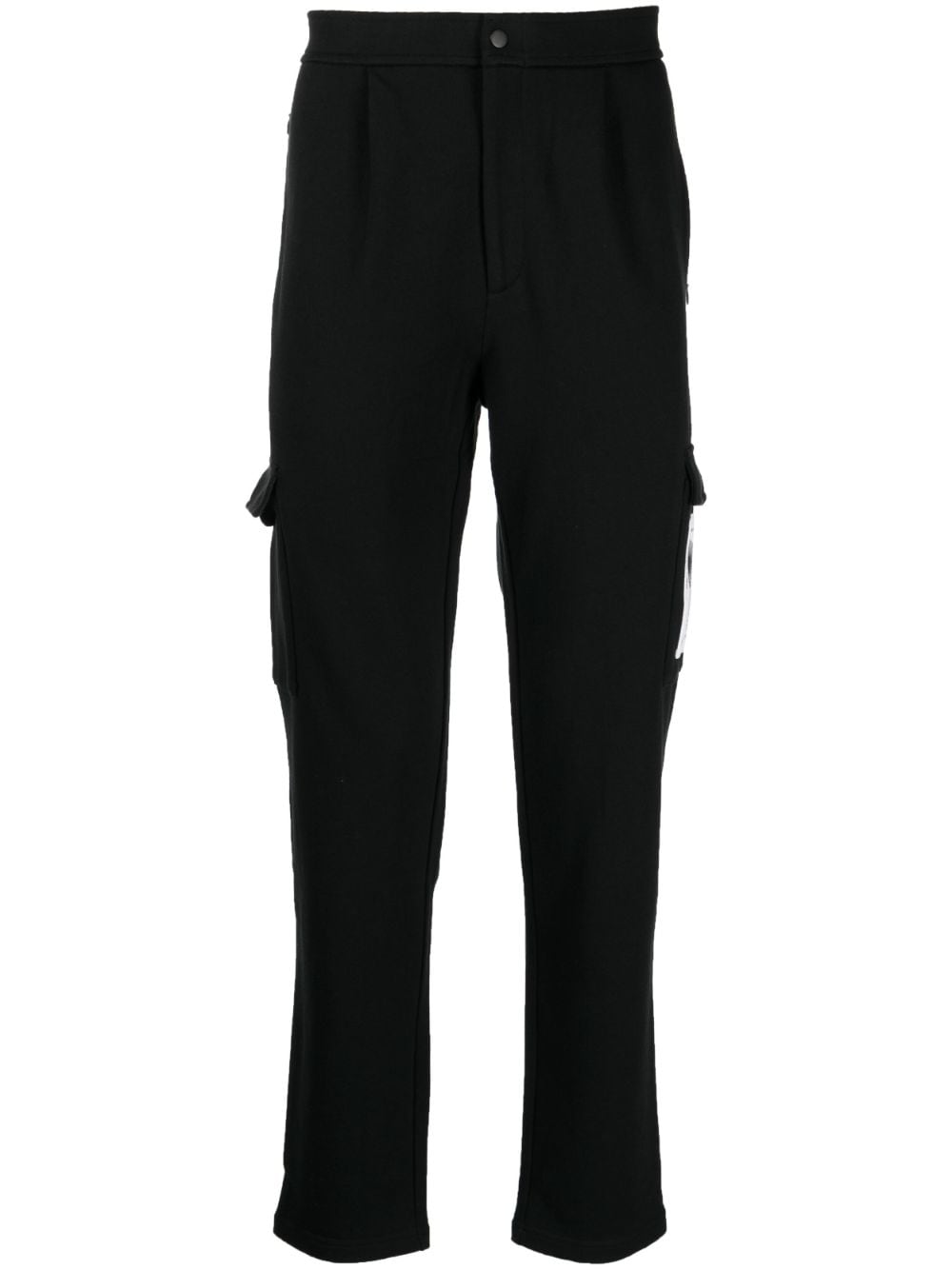 Ports V logo-patch cotton track pants - Black von Ports V