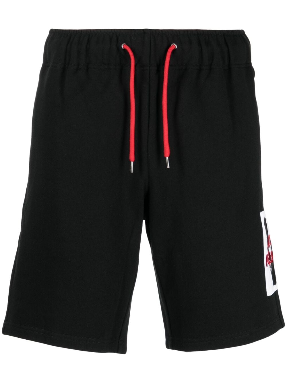 Ports V logo-patch jersey track shorts - Black von Ports V