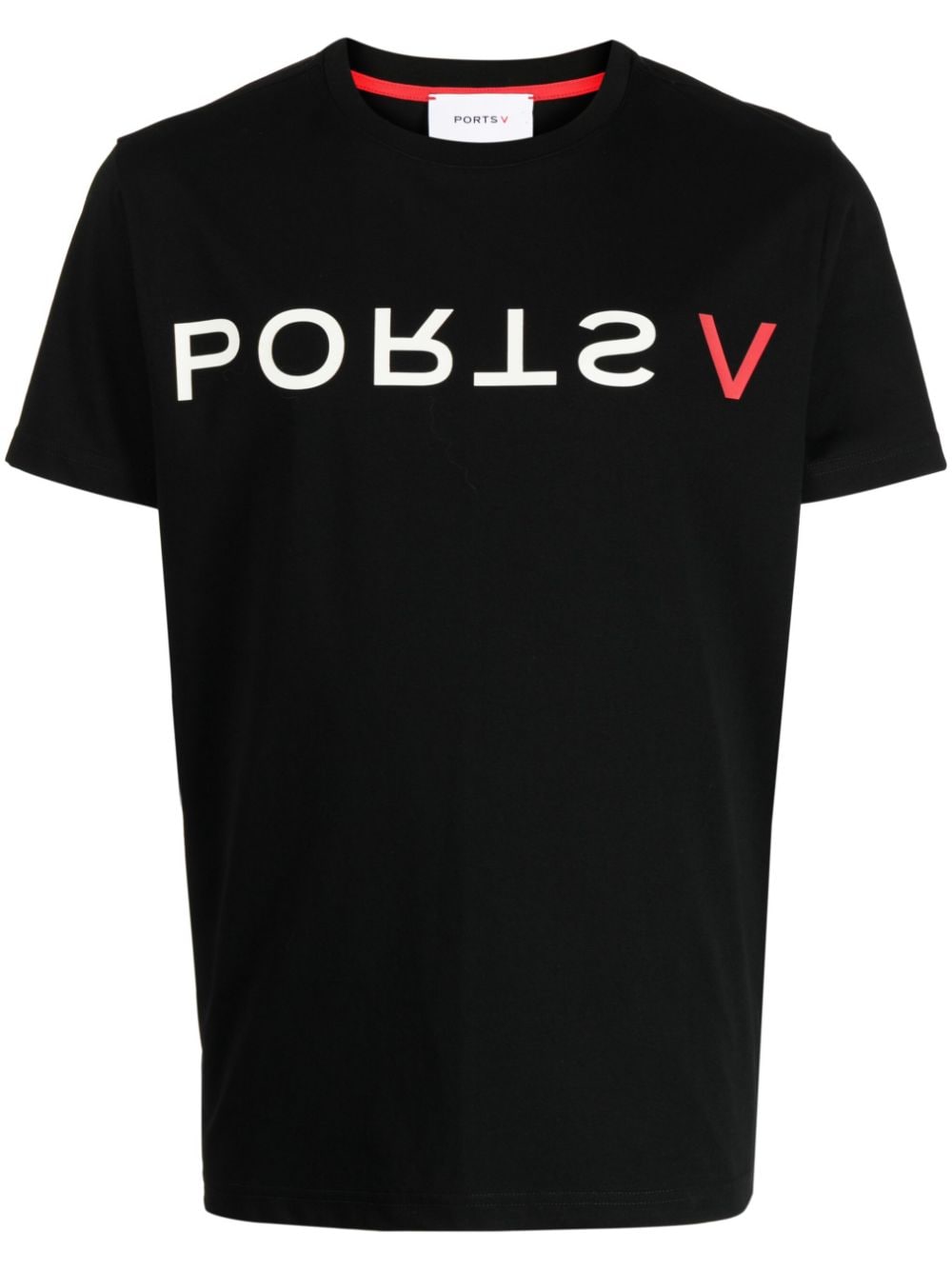 Ports V logo-print T-shirt - Black von Ports V