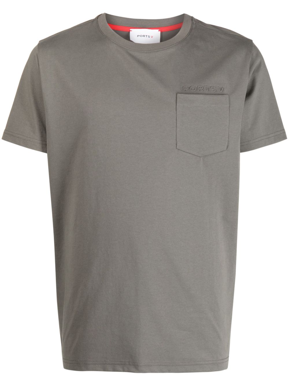 Ports V patch-pocket T-shirt - Grey von Ports V