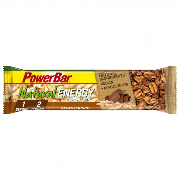 PowerBar - Natural Energy Cereal Cacao-Crunch - Energieriegel Gr 40 g cacao crunch von PowerBar