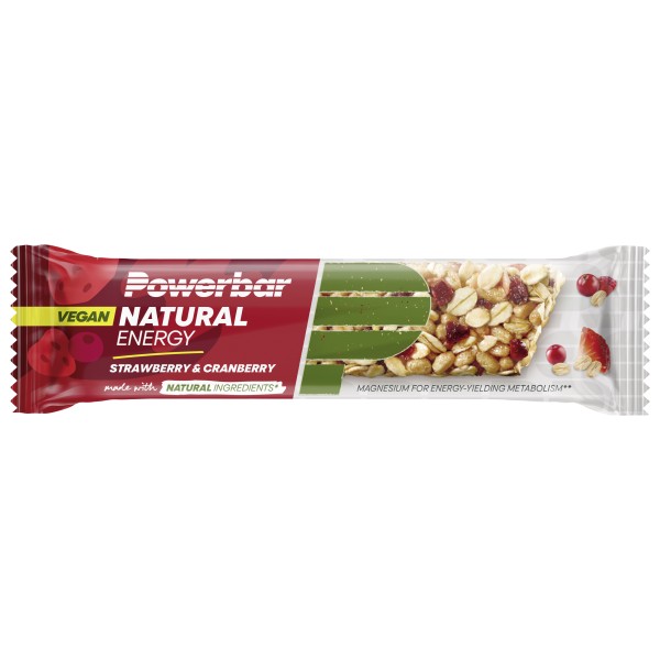 PowerBar - Natural Energy Cereal Strawberry-Cranberry - Energieriegel Gr 40 g strawberry cranberry von PowerBar