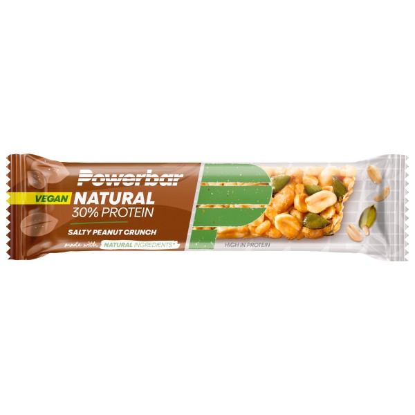 PowerBar - Natural Protein (Vegan) Salty Peanut Crunch - Recoveryriegel Gr 40 g salty peanut crunch von PowerBar