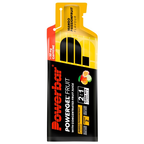 PowerBar - Powergel Fruit Mango-Passionfruit (mit Koffein) - Energiegel Gr 41 g mango-passionfruit von PowerBar