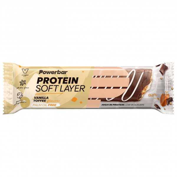 PowerBar - Protein Soft Layer Vanilla Toffee - Recoveryriegel Gr 40 g vanilla toffee von PowerBar