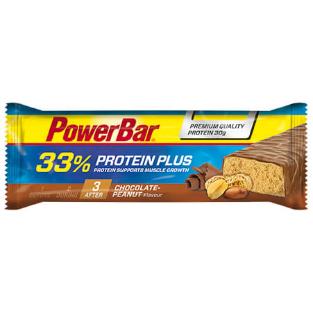 PowerBar - ProteinPlus Chocolate-Peanut - Energieriegel Gr 90 g chocolate-peanut von PowerBar