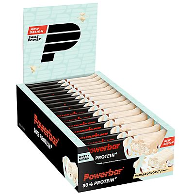 30% Protein Plus Vanilla-Coconut 15 x 55 g Sportriegel 30% Protein Plus Vanilla-Coconut 15 x 55 g Sportriegel von Powerbar