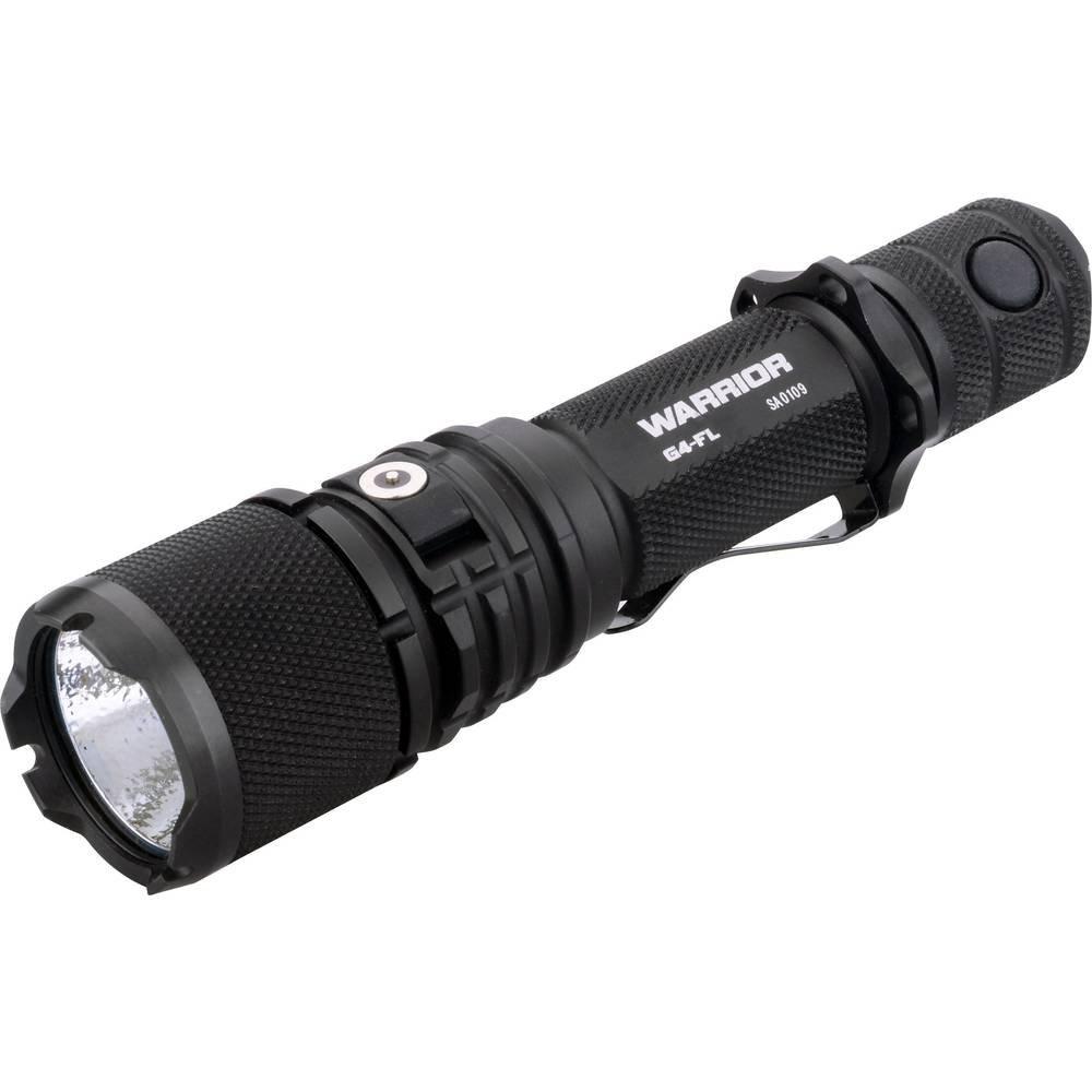 Led-taschenlampe Warrior G4 Unisex Schwarz von Powertac