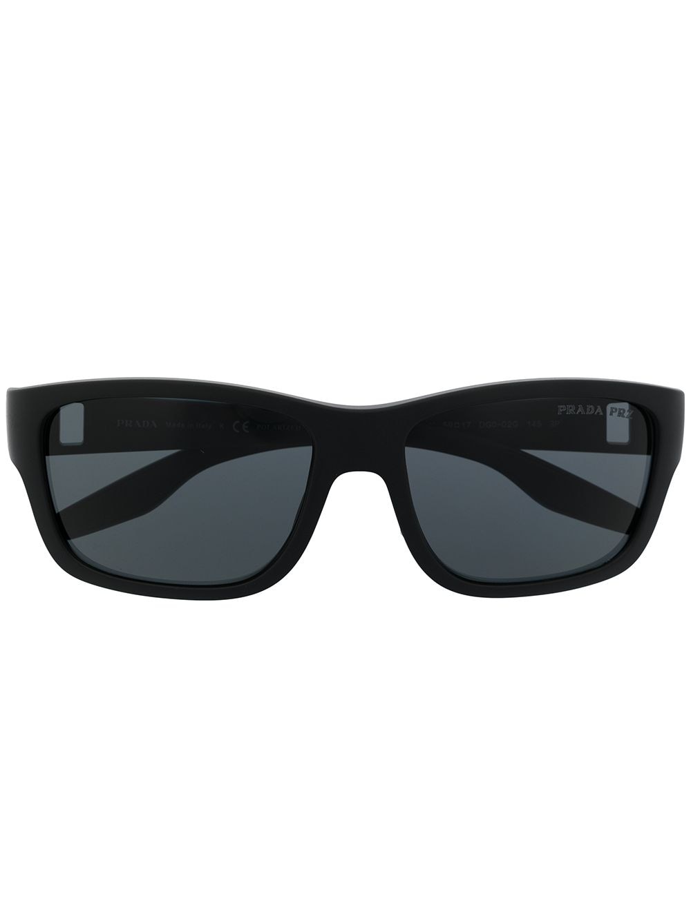 Prada Linea Rossa Linea Rosa rectangle-frame sunglasses - Black von Prada Linea Rossa