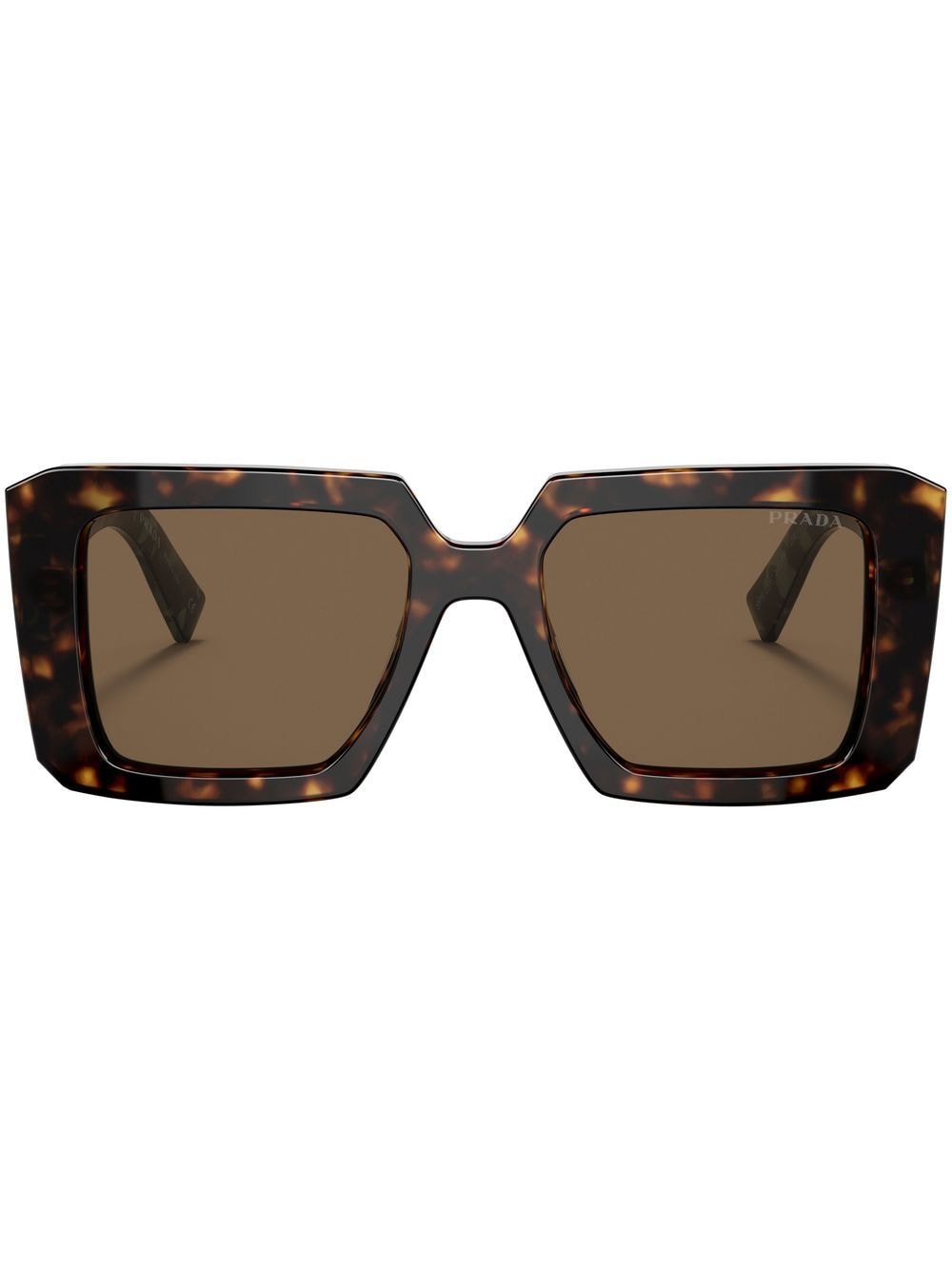 Prada Eyewear PR 23YSF square-shape sunglasses - Green von Prada Eyewear