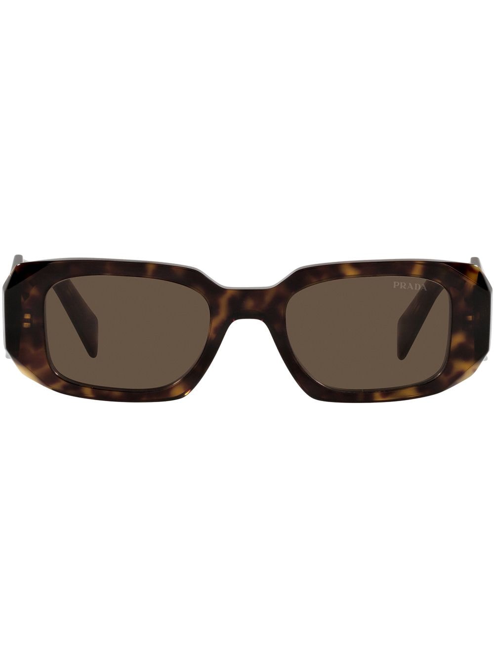 Prada Eyewear Runway geometric-frame sunglasses - Green von Prada Eyewear
