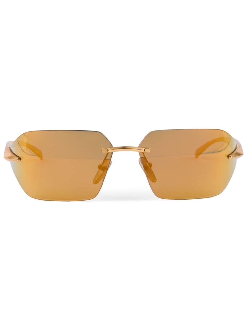 Prada Eyewear Runway tinted sunglasses - Orange von Prada Eyewear