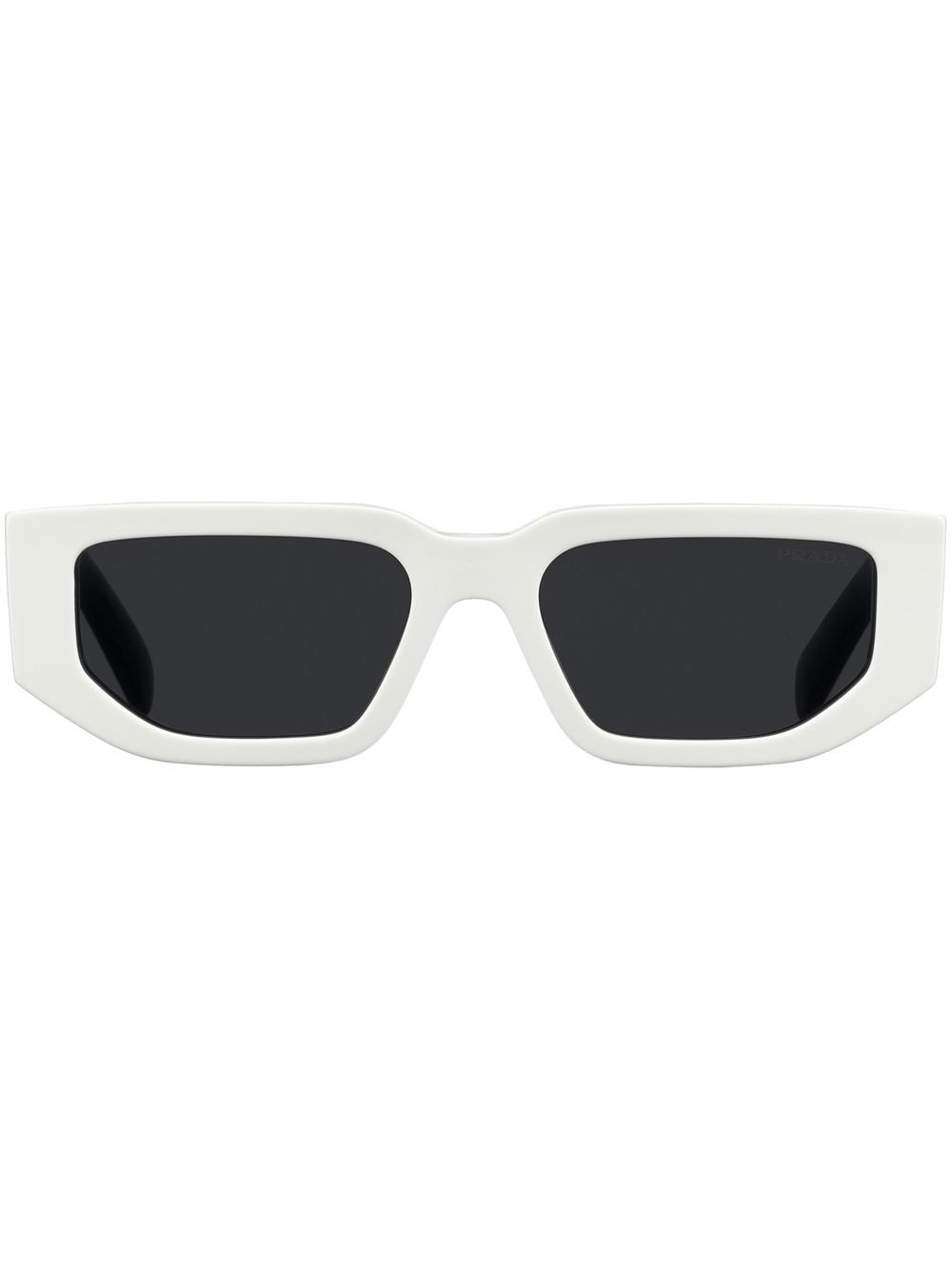 Prada Eyewear Symbole colour-block rectangle sunglasses - Black von Prada Eyewear