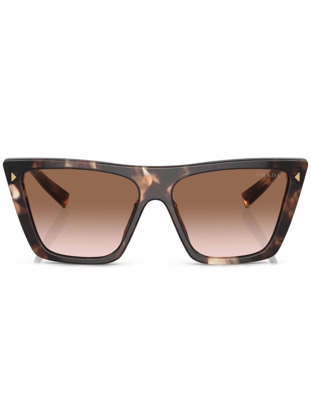 Prada Eyewear cat-eye frame sunglasses - Green von Prada Eyewear