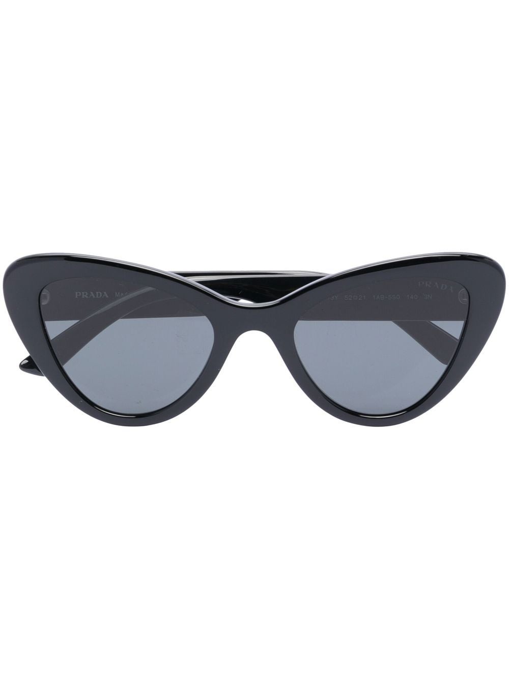 Prada Eyewear embossed-logo cat-eye sunglasses - Black von Prada Eyewear