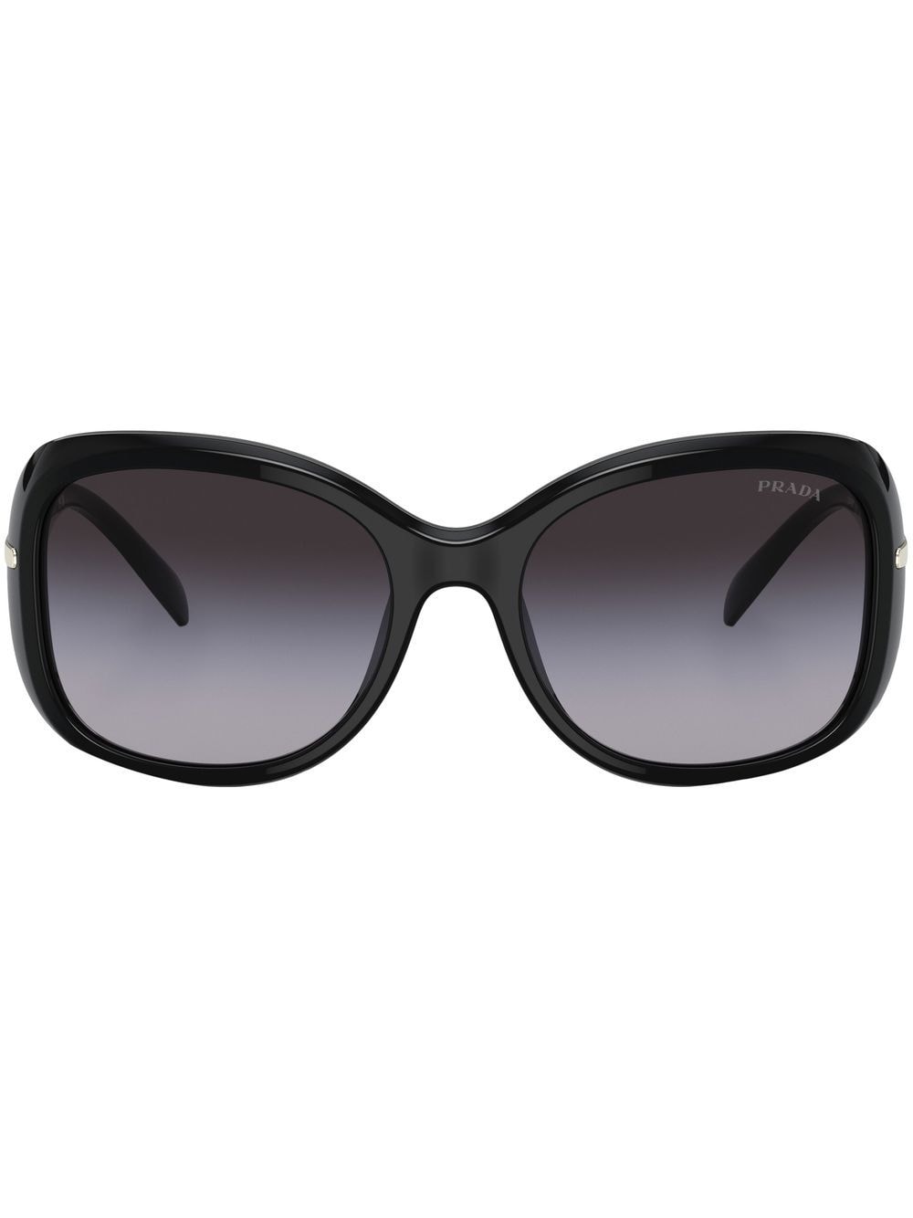 Prada Eyewear logo-arm detail sunglasses - Black von Prada Eyewear