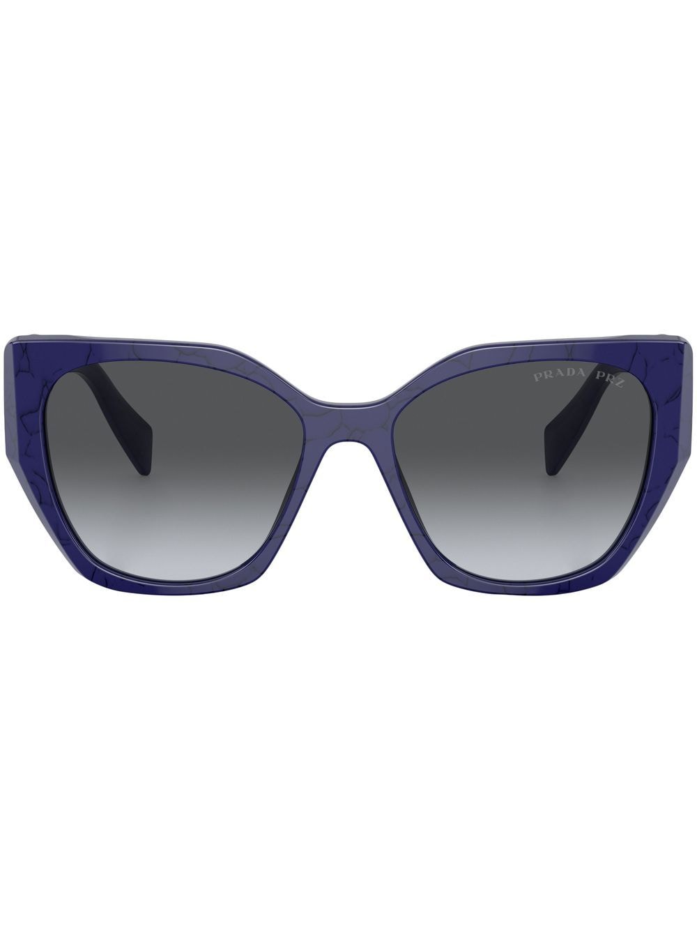 Prada Eyewear logo cat-eye frame sunglasses - Blue von Prada Eyewear