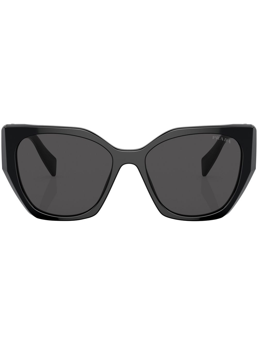 Prada Eyewear logo-plaque cat-eye sunglasses - Black von Prada Eyewear