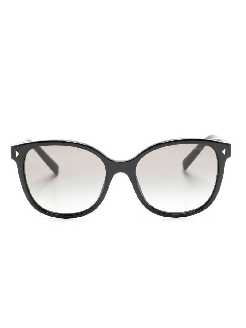 Prada Eyewear oval-frame sunglasses - Black von Prada Eyewear