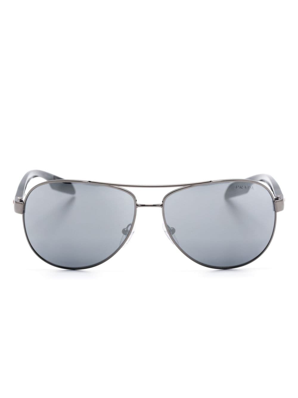 Prada Eyewear pilot-frame sunglasses - Grey von Prada Eyewear