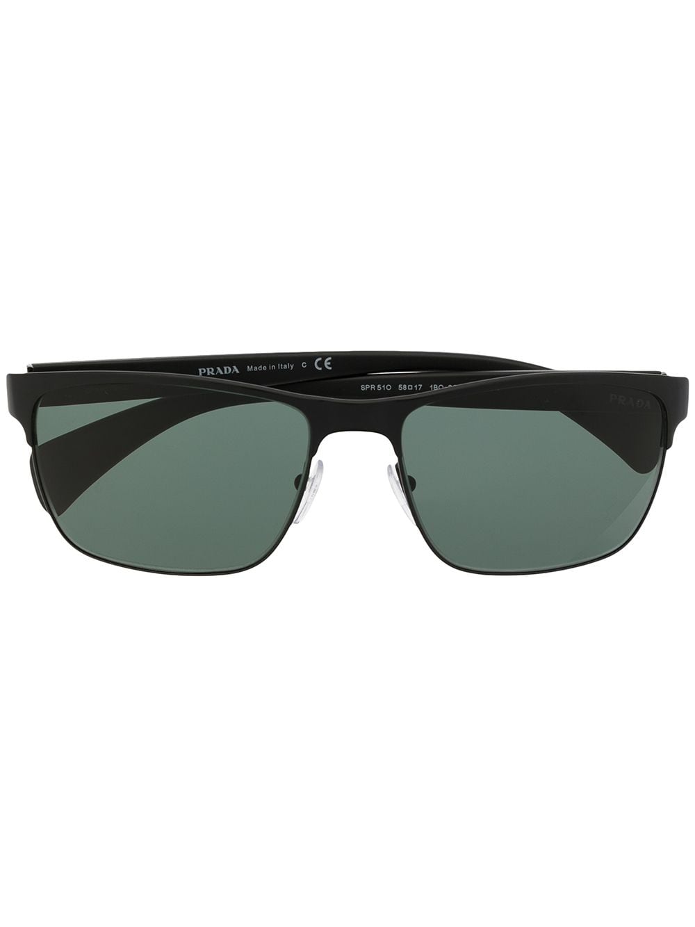 Prada Eyewear rectangular-frame sunglasses - Black von Prada Eyewear