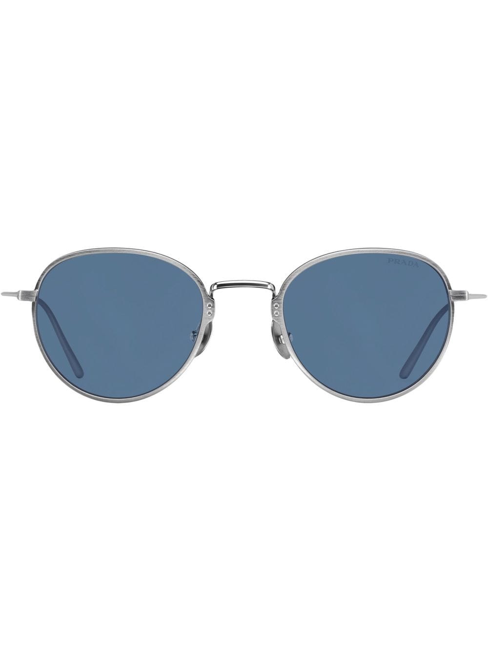 Prada Eyewear round-frame sunglasses - Blue von Prada Eyewear