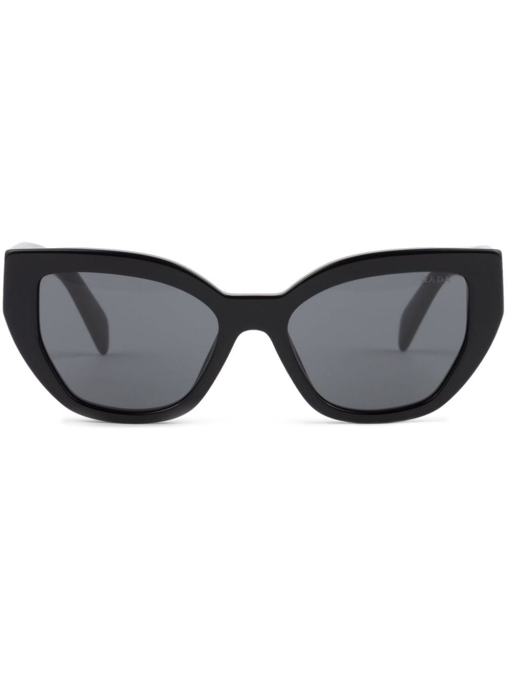 Prada Eyewear logo-print cat-eye sunglasses - Black von Prada Eyewear