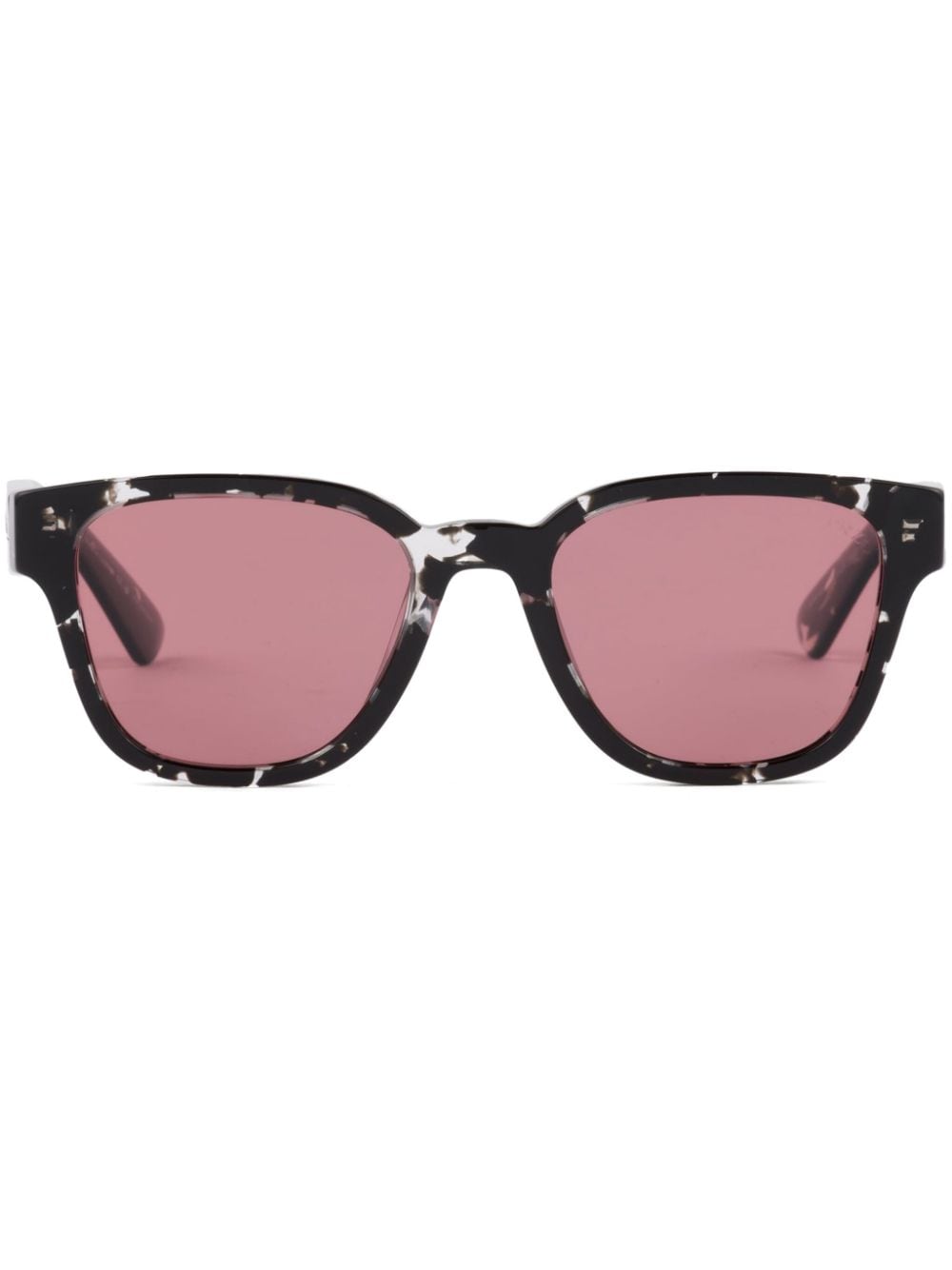 Prada Eyewear tortoiseshell-effect square-frame sunglasses - Black von Prada Eyewear