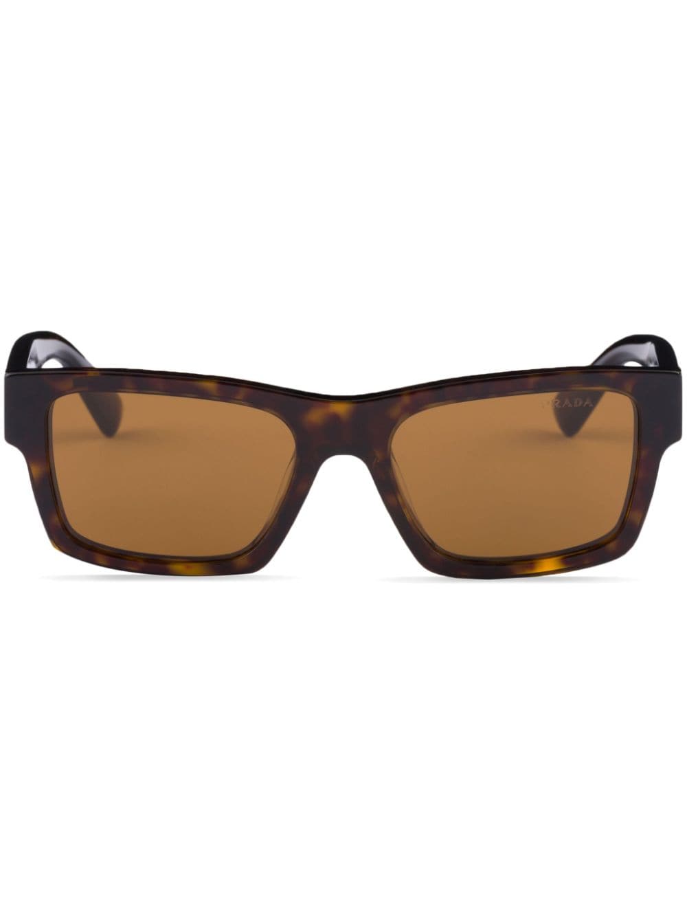 Prada Eyewear tortoiseshell-effect square-frame sunglasses - Brown von Prada Eyewear