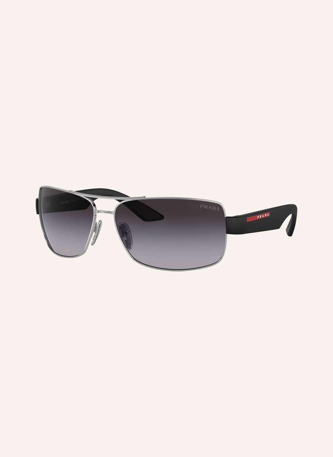 Prada Linea Rossa Sonnenbrille Ps 50zs silber Prada Linea Rossa Sonnenbrille Ps 50zs silber von Prada Linea Rossa