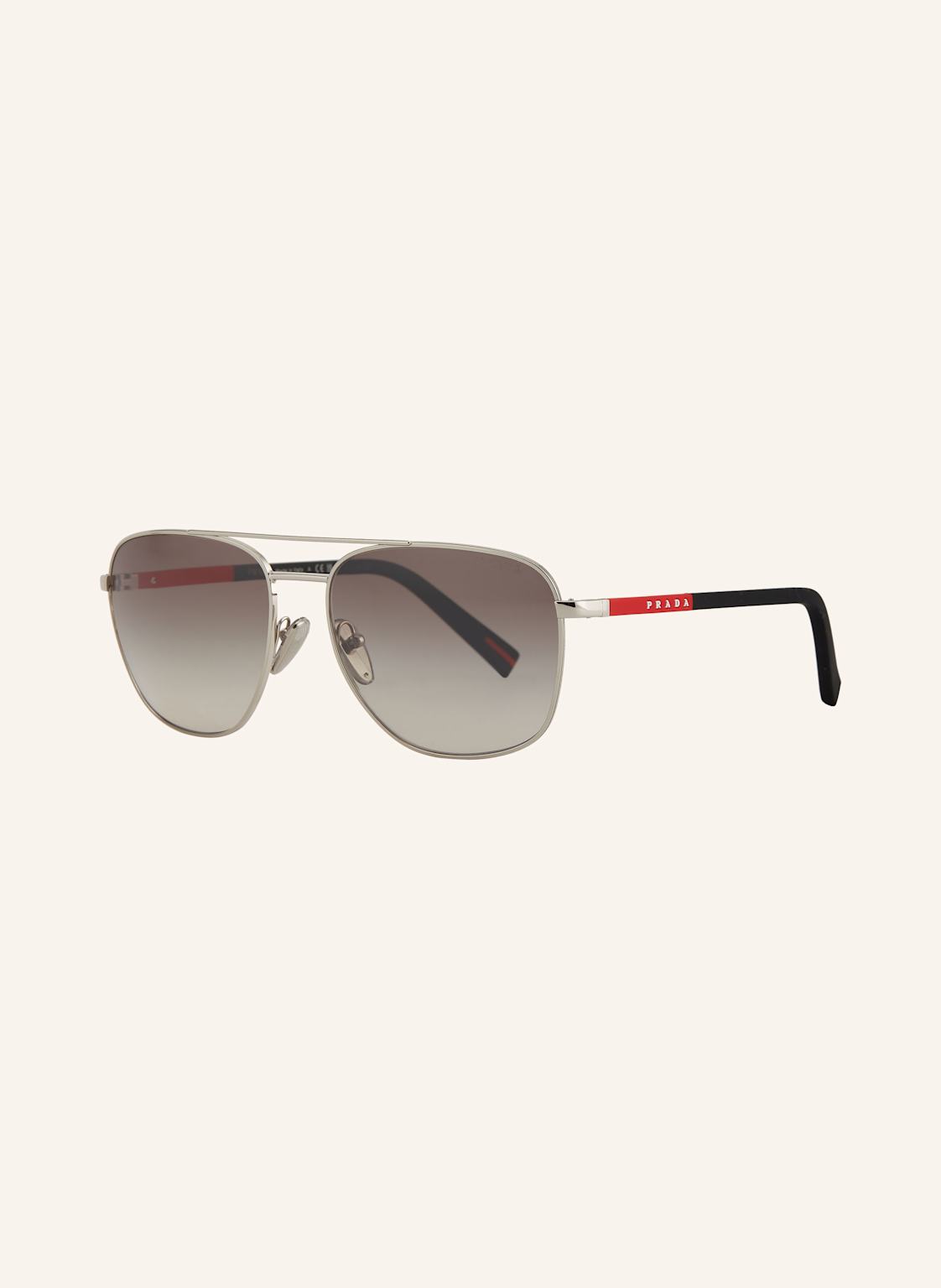 Prada Linea Rossa Sonnenbrille Ps 54zs silber Prada Linea Rossa Sonnenbrille Ps 54zs silber von Prada Linea Rossa