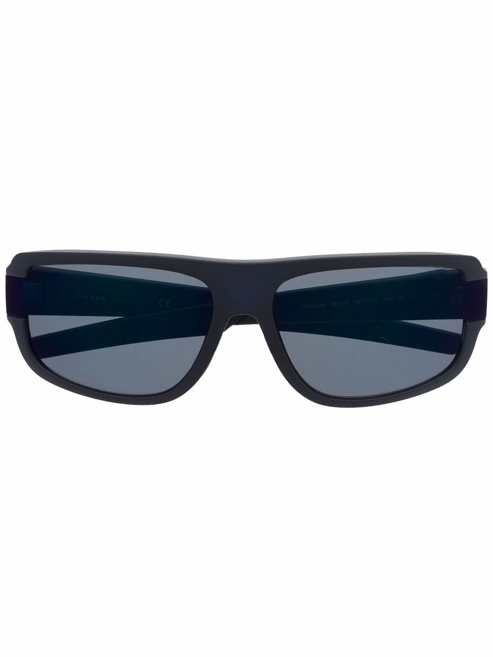 Prada Linea Rossa rectangular tinted sunglasses - Grey von Prada Linea Rossa
