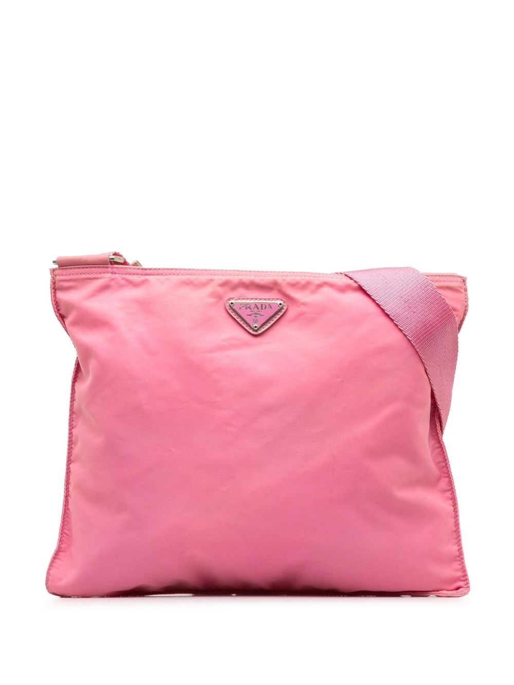 Prada Pre-Owned 2000-2013 triangle logo crossbody bag - Pink von Prada Pre-Owned