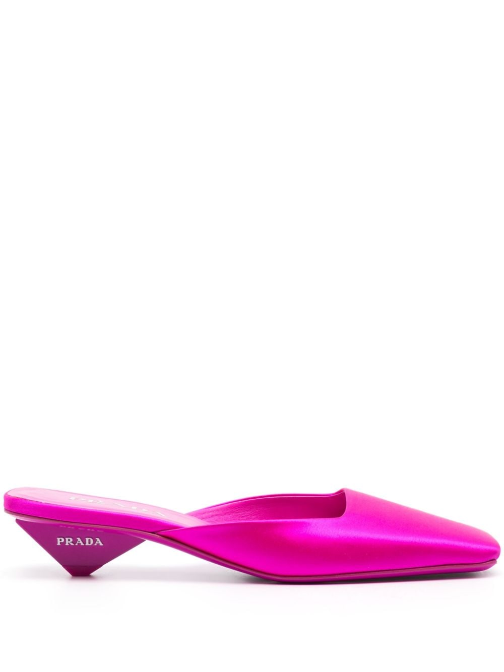 Prada 35mm satin mules - Pink von Prada