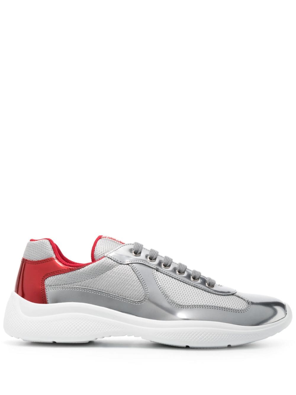 Prada America's Cup panelled sneakers - Silver von Prada