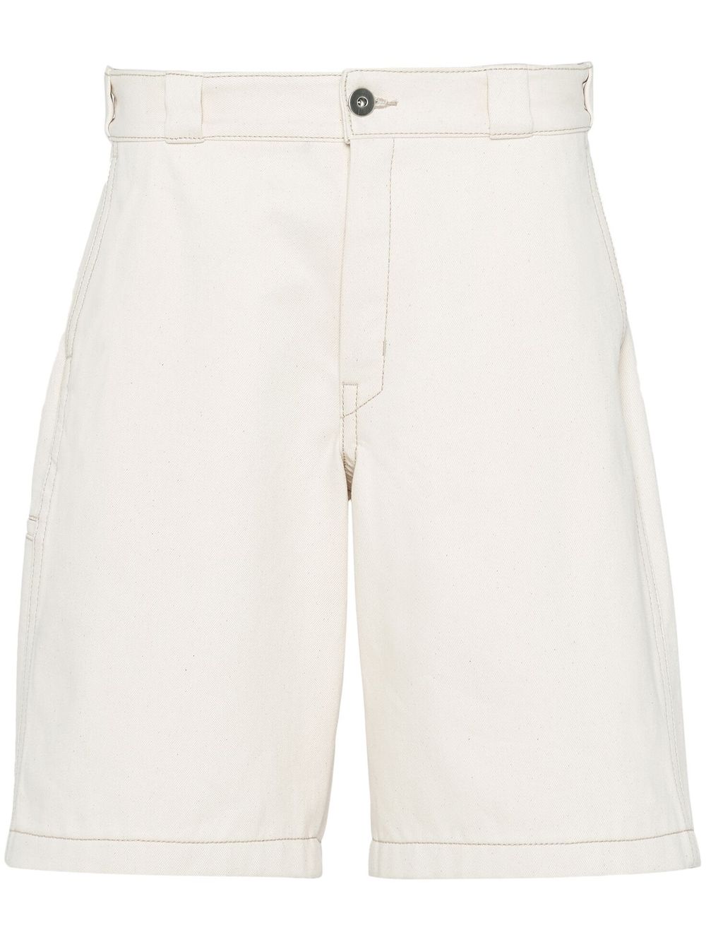 Prada Bull denim bermuda shorts - Neutrals von Prada