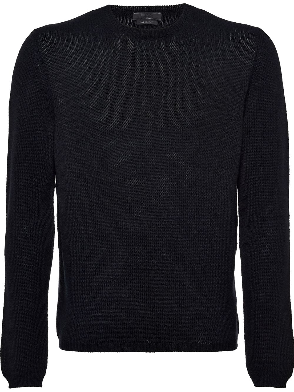 Prada crew-neck cashmere jumper - Black von Prada