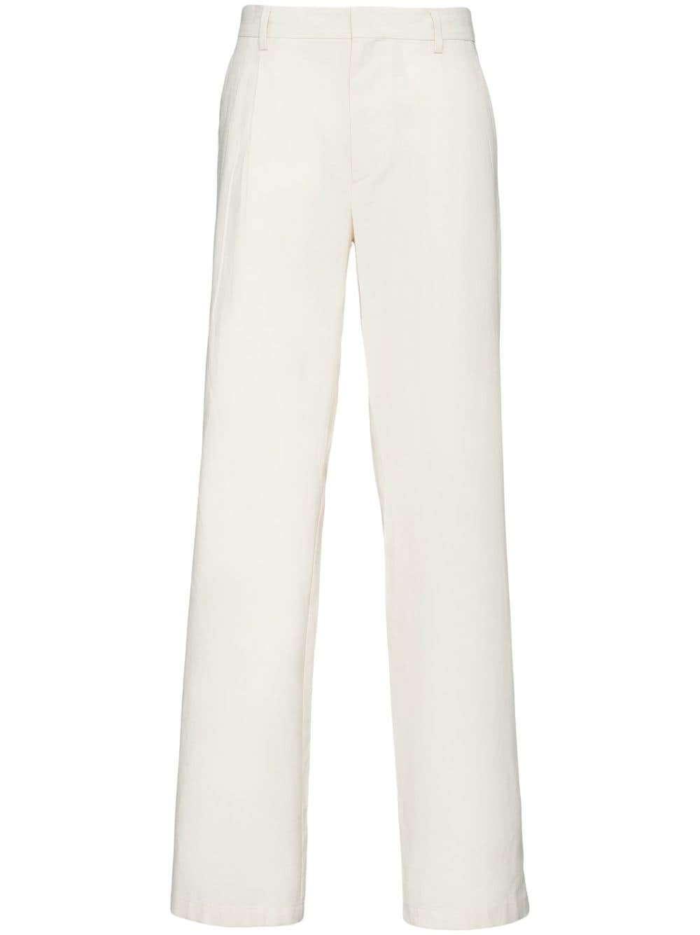 Prada cotton Bermuda shorts - White von Prada