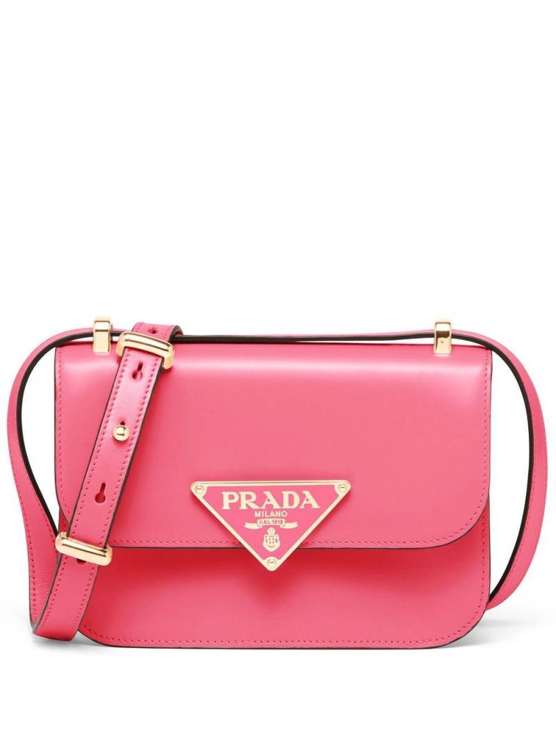 Prada Emblème Saffiano leather shoulder bag - Pink von Prada