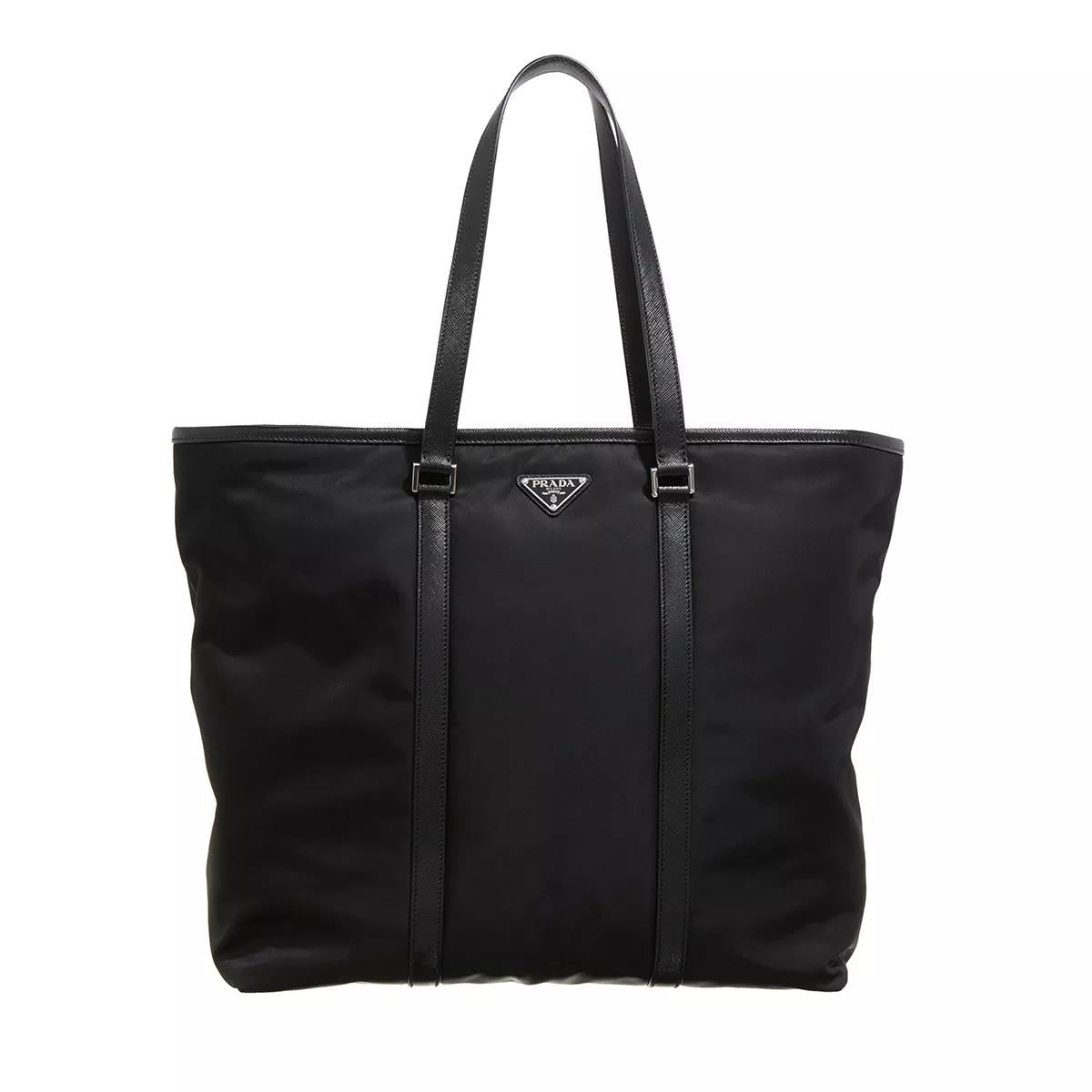 Prada Handtasche - Logo-Plague Tote Bag - Gr. unisize - in Schwarz - für Damen Prada Handtasche - Logo-Plague Tote Bag - Gr. unisize - in Schwarz - für Damen von Prada