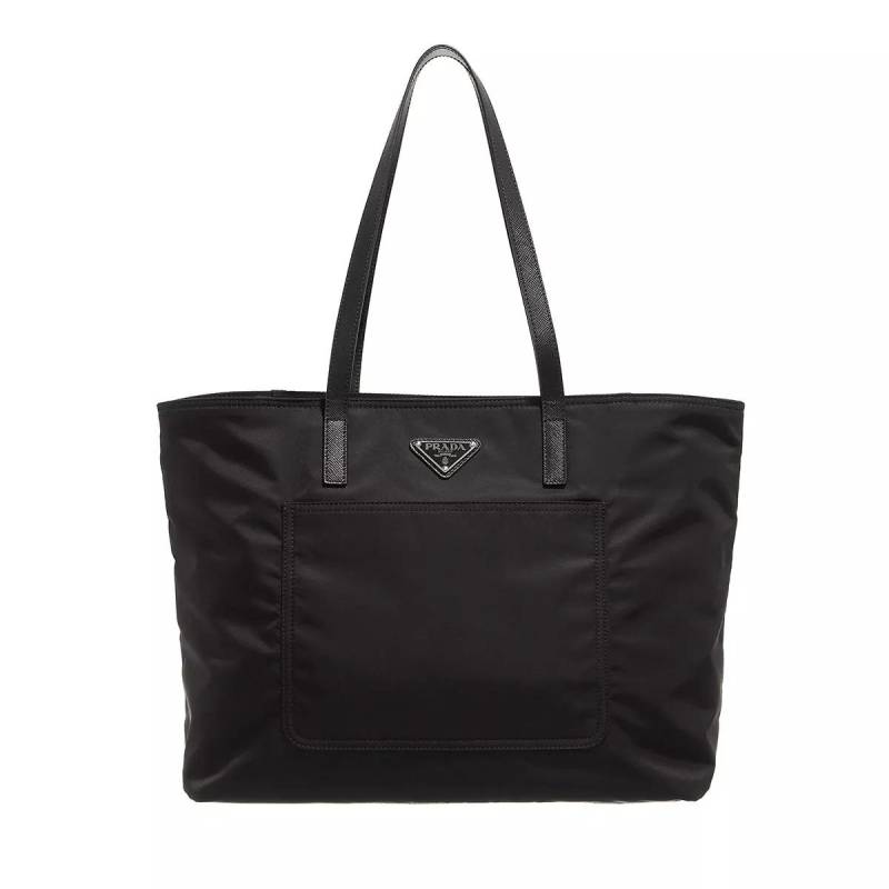 Prada Henkeltasche - Closed Shopping Bag With Front Pocket - Gr. unisize - in Schwarz - für Damen von Prada