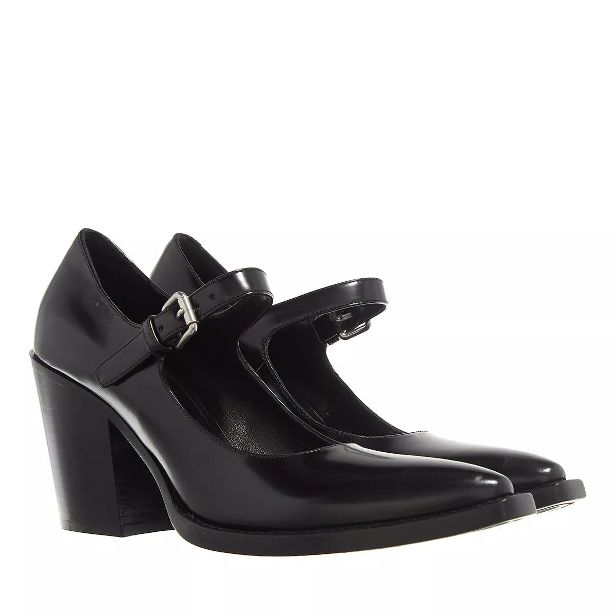 Prada Pumps & High Heels - Pointed Toe Block Heel Pumps - Gr. 39 (EU) - in Schwarz - für Damen von Prada