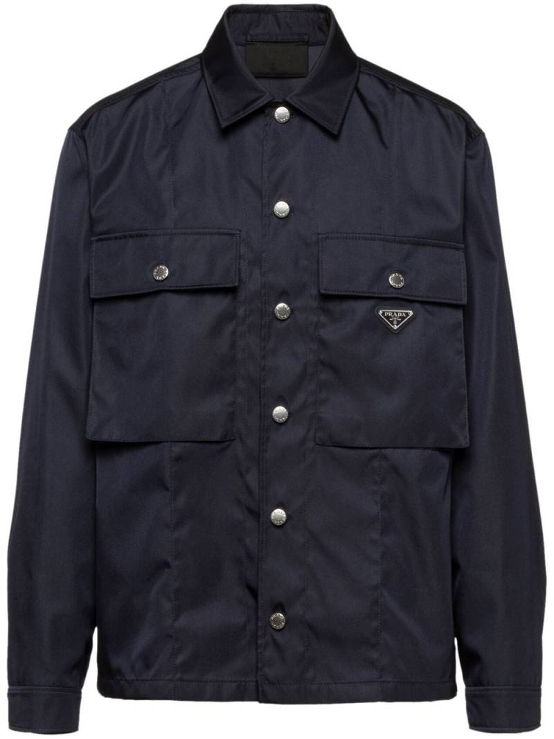 Prada Re-Nylon blouson jacket - Blue von Prada