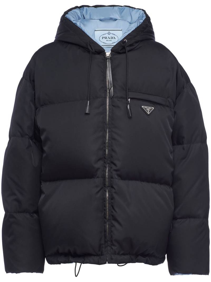 Prada Re-Nylon padded jacket - Black von Prada