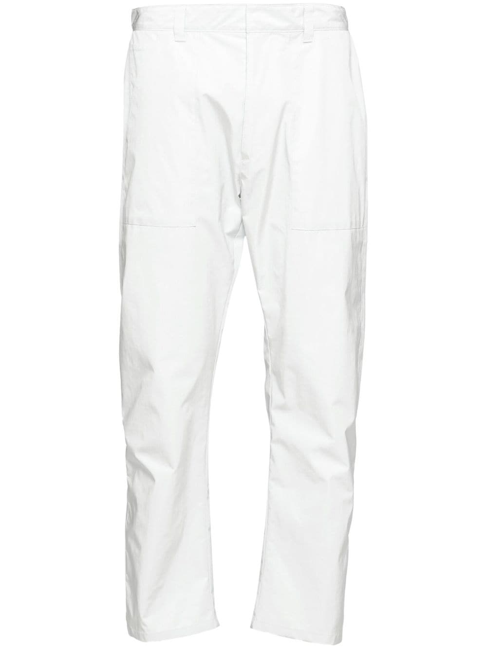 Prada Re-nylon straight trousers - White von Prada