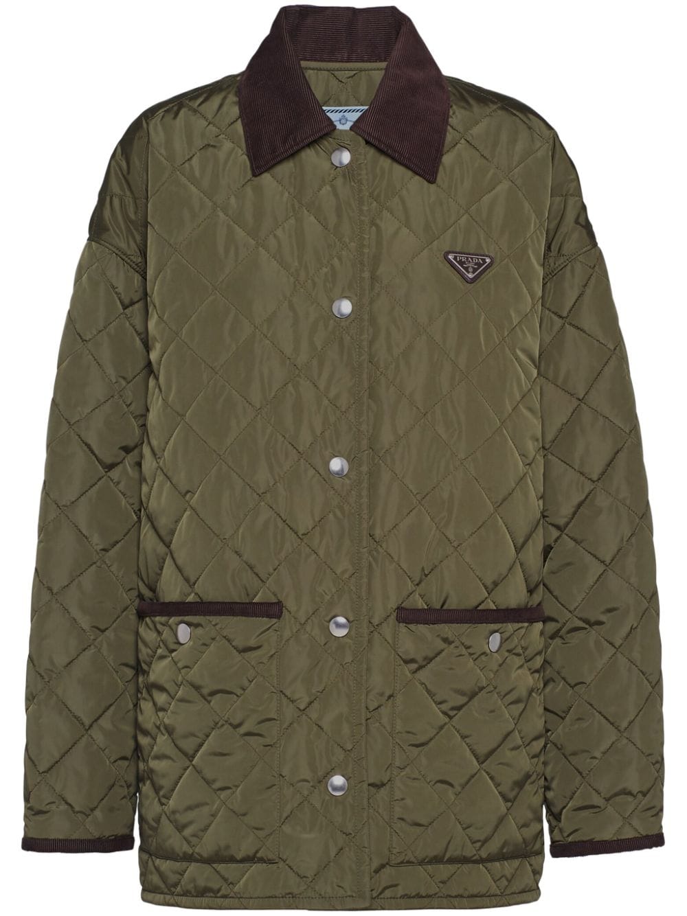 Prada Light Re-Nylon quilted jacket - Green von Prada