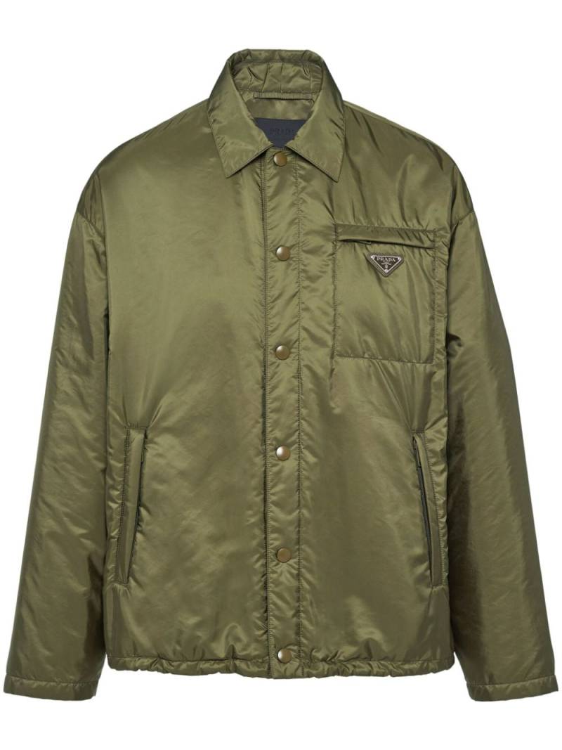 Prada Re-Nylon shirt jacket - Green von Prada