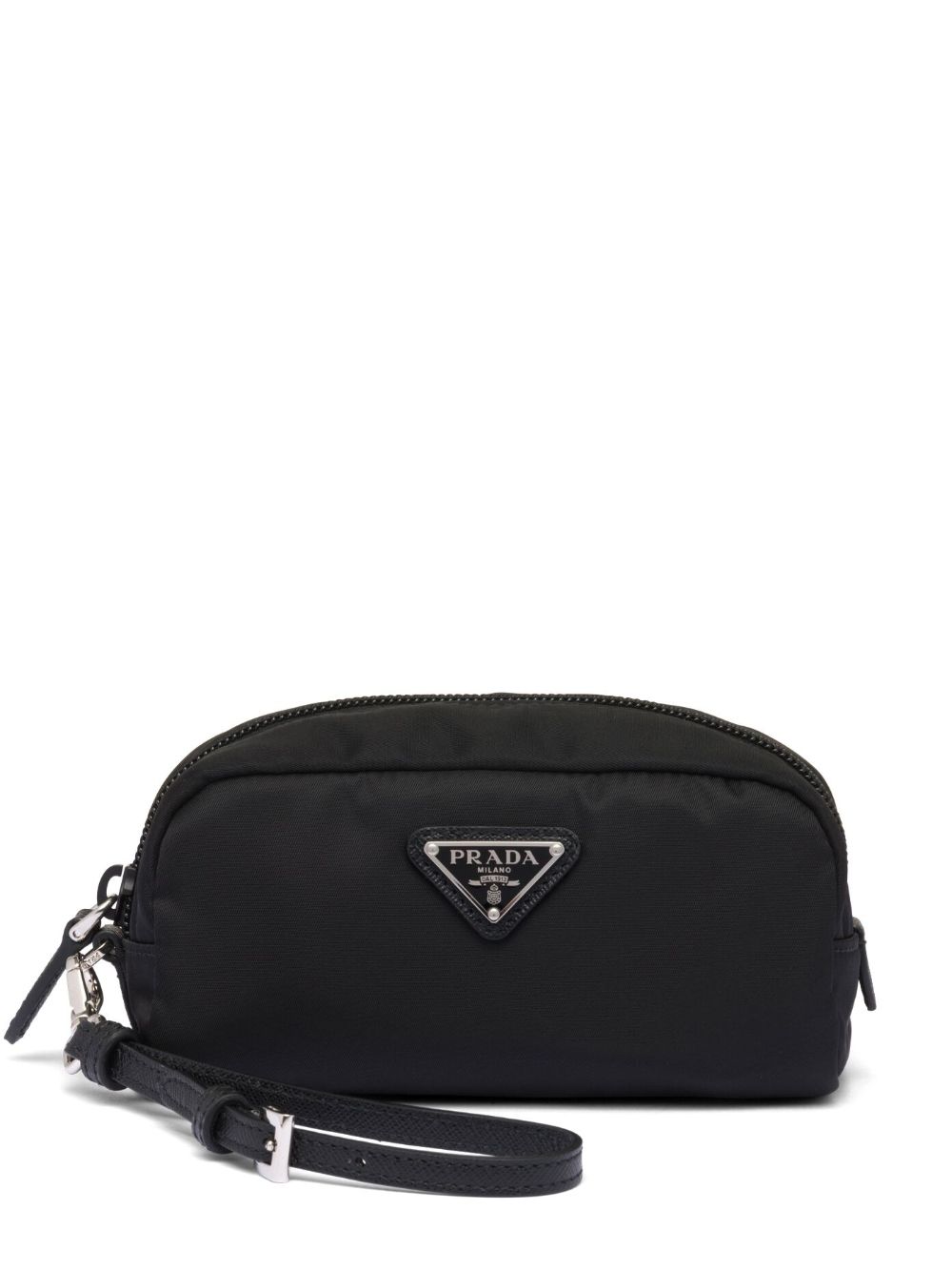 Prada Re-Nylon zip-up pouch - Black von Prada