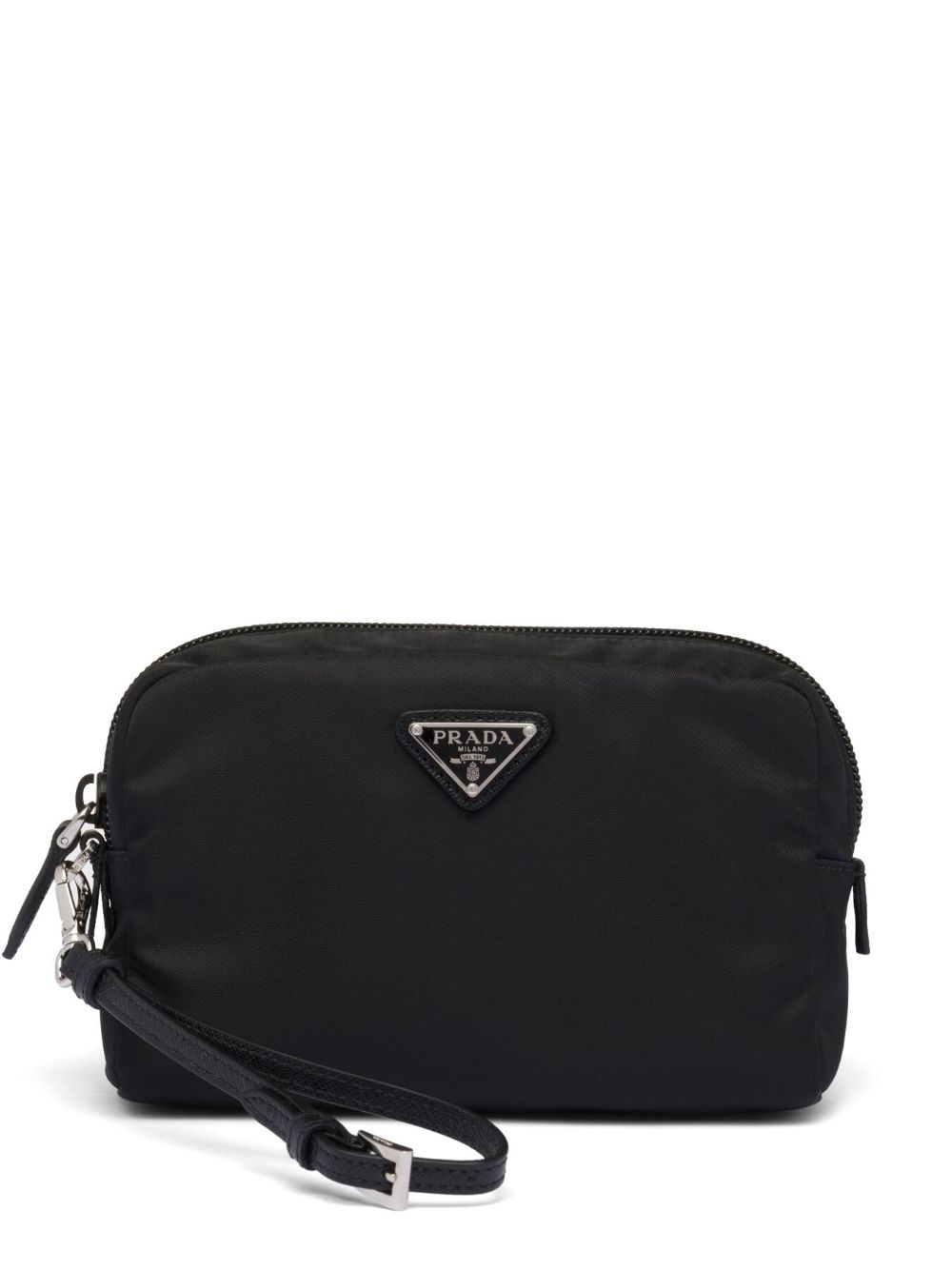 Prada Re-Nylon zip-up pouch - Black von Prada